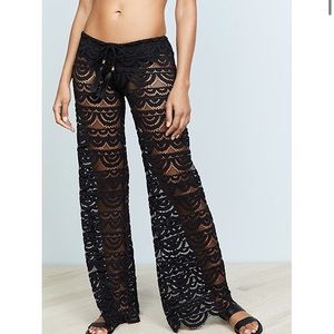 Pilyq lace crochet cover up swim pant